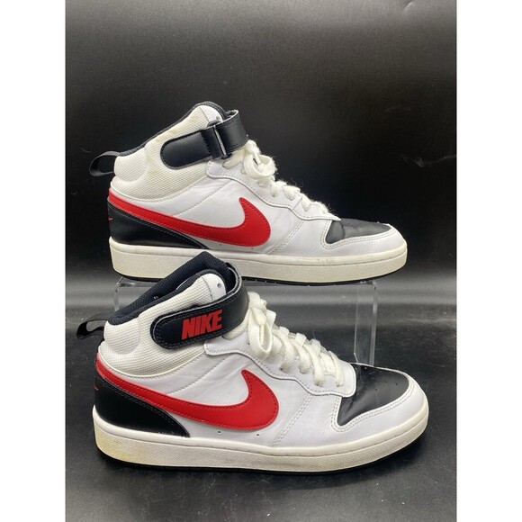 Nike Other - Nike Boys Court Borough Mid 2 CD7782-110 White Basketball Shoes Size 6.5Y